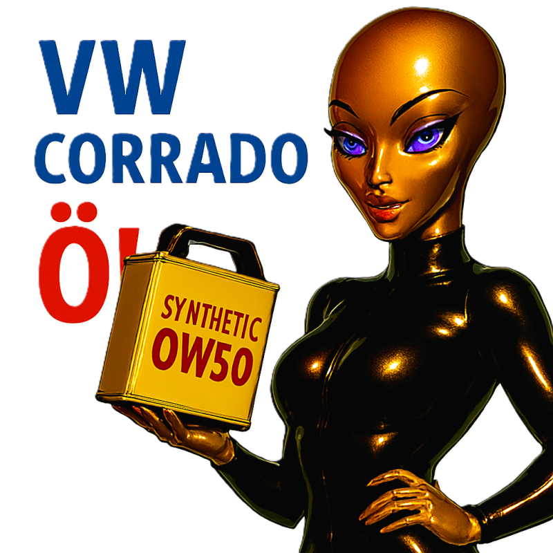 Für den Corrado nur intergalaktisches Öl persönlich von Aliens geliefert.
