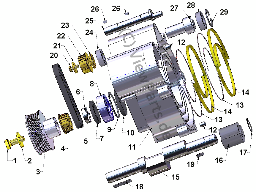 G-Lader 3D-Fluchtzeichung von Norbert Fässler