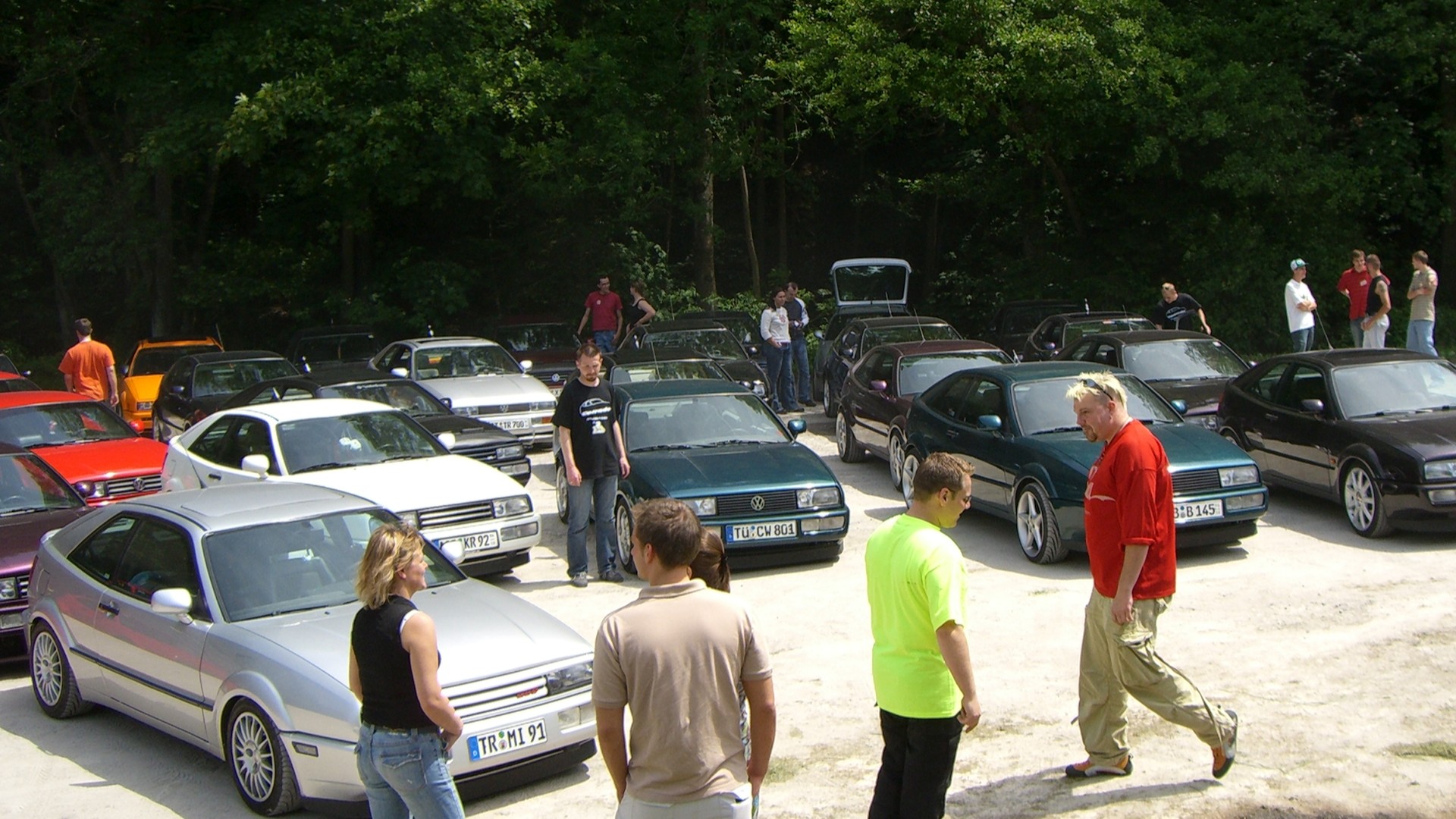 Treffen von Corrado-Oldtimerfreunden